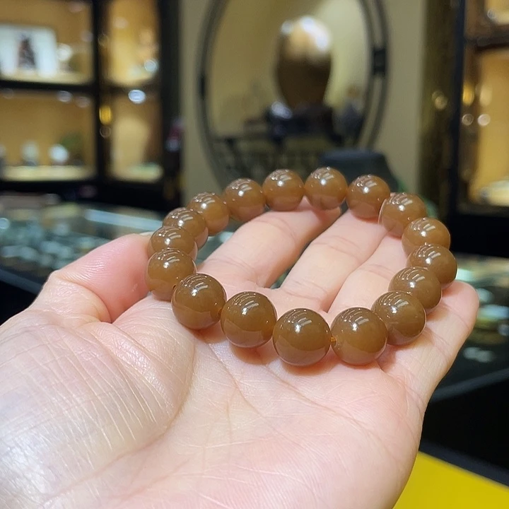 手串未镶嵌和田玉12mm