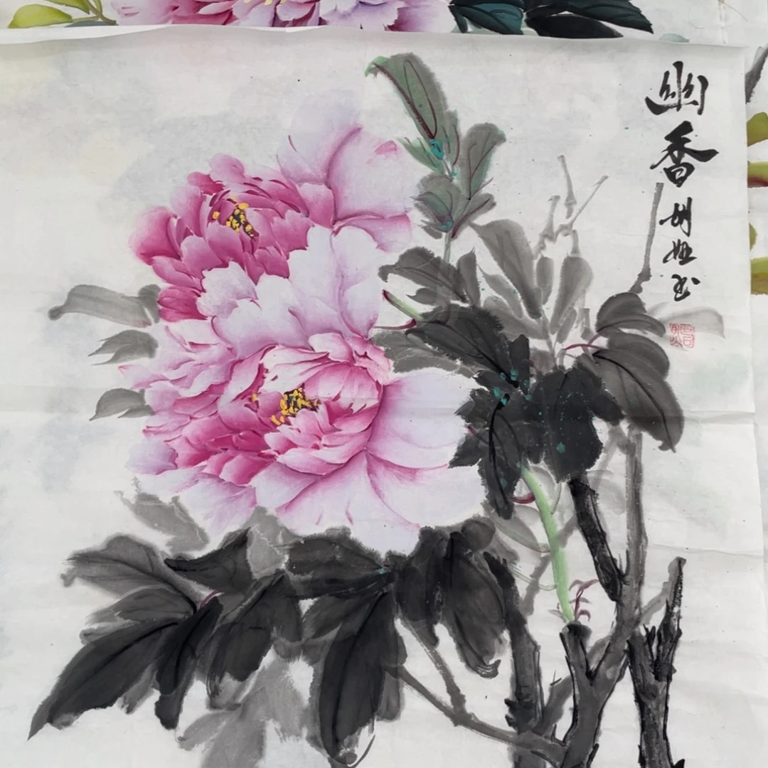 国画胡娅老师绘画