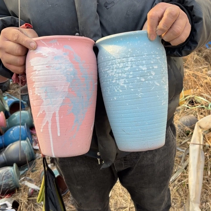 红陶口径 高度 花盆 15 25