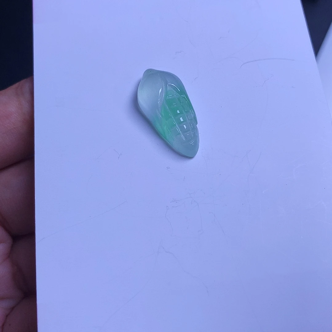锦**央缅甸翡翠冰绿玉米