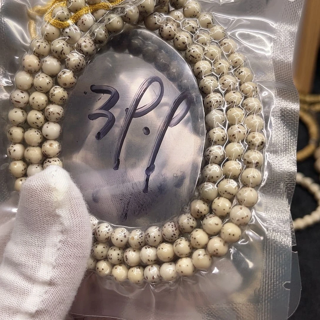 手串星月菩提6圆 留白 带月 120颗