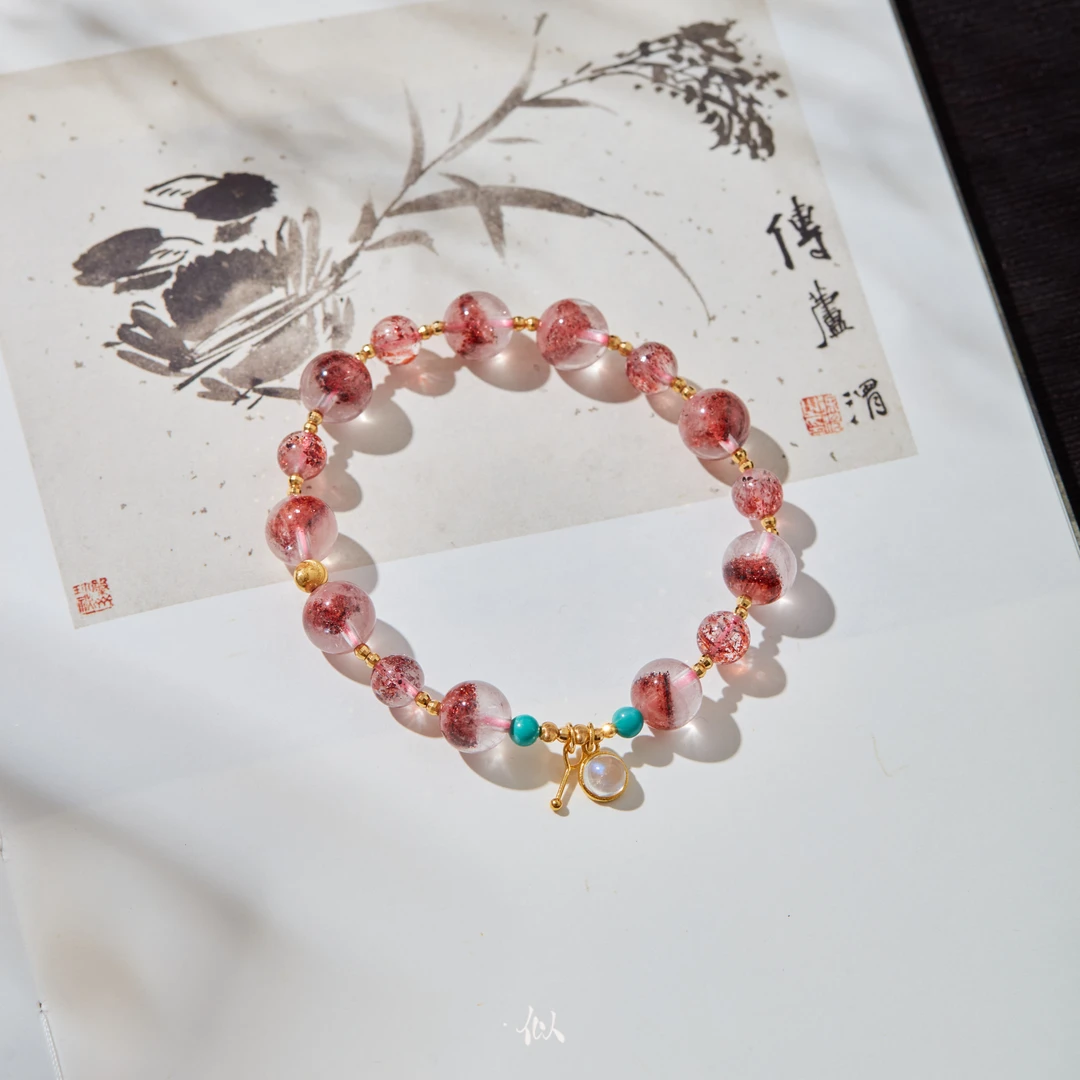 L【明昔】·似梓珠宝· 18K金草莓手串 XYGD273435-C