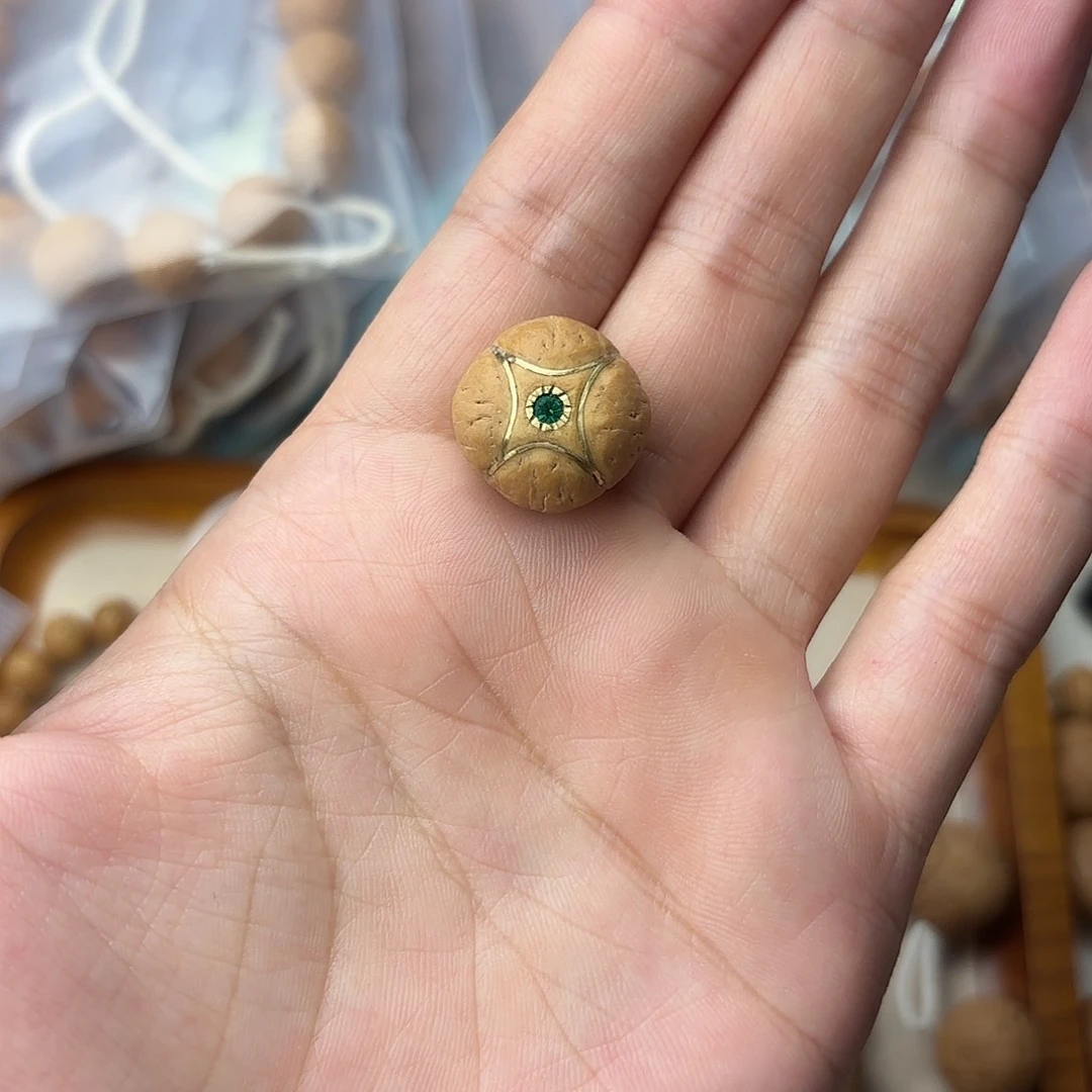 凤眼菩提手串中*达麒麟三通