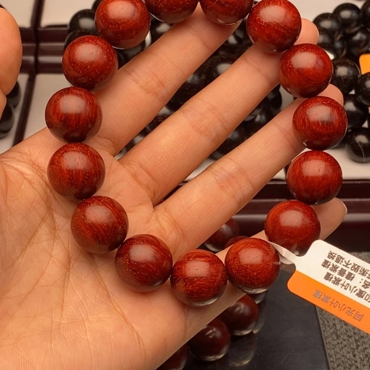 小叶紫檀手串/手链1.5原汁原味高油密老料特价