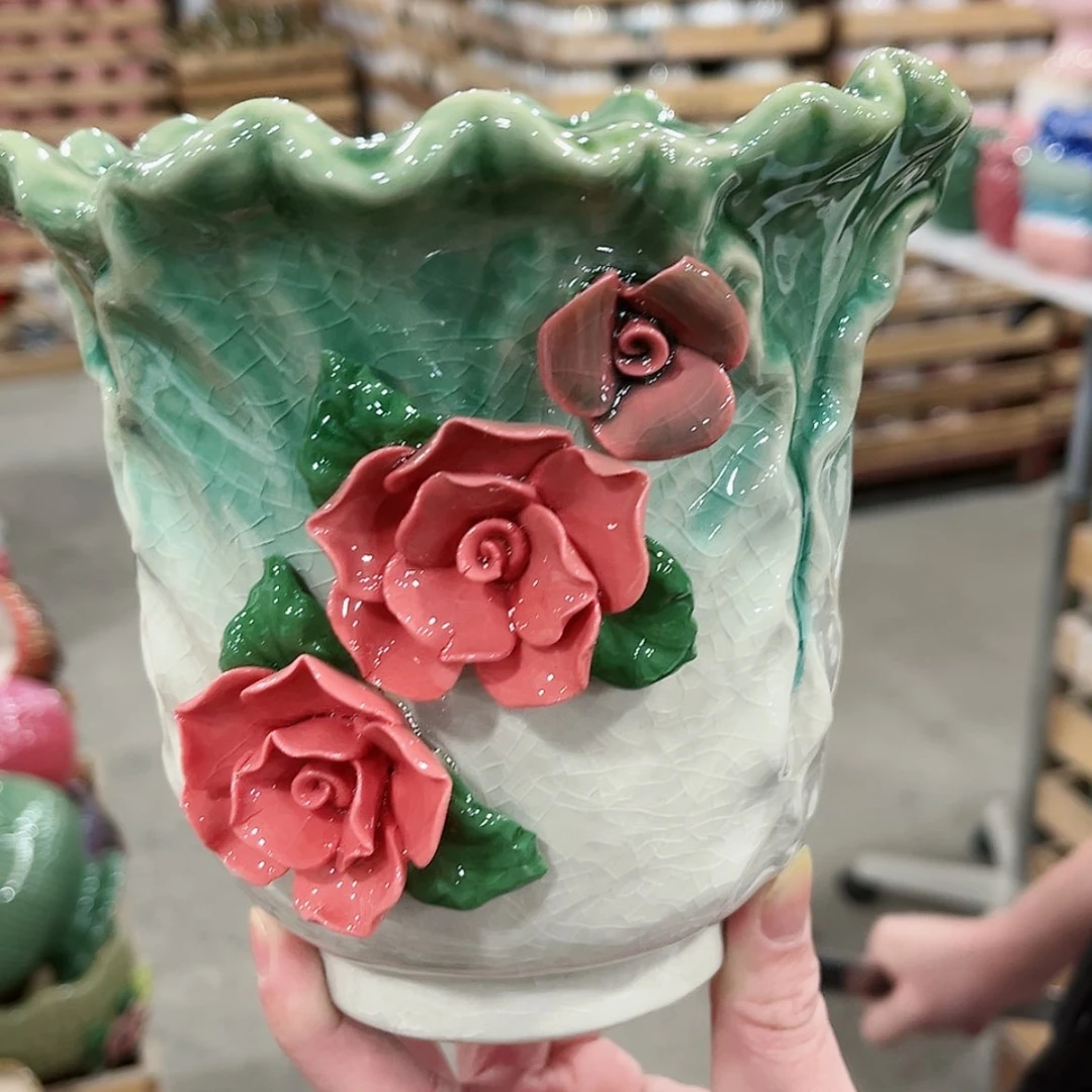 【闪购商品】陶瓷陶瓷多肉植物花盆