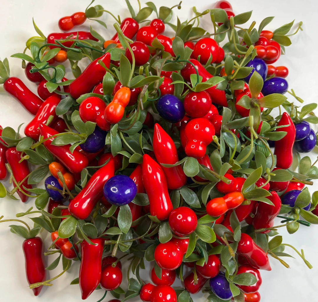 金弹子假果混搭款（梦之雫花生果葫芦冠珠小南瓜蓝灯）六款平均分