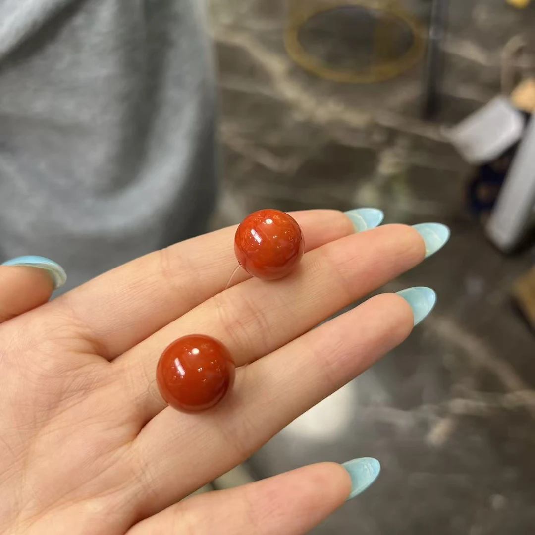 【小宝珠宝】20 T101887南红单珠-15mm-多样性发其一