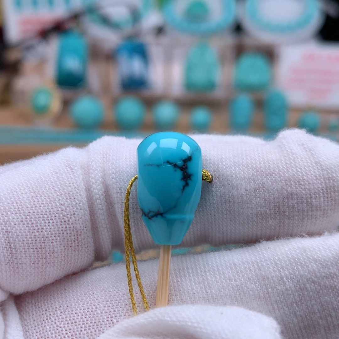 绿松石未镶嵌珠宝奇石10.2mm