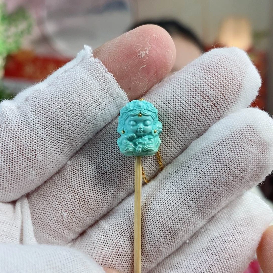 绿松石珠宝奇石未镶嵌