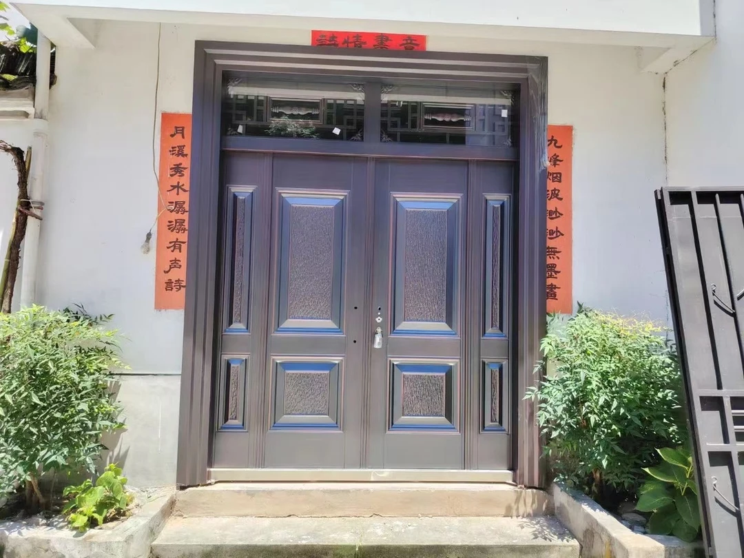 农村别墅大门锌合金双十一自建入户防盗门入户门2025新款防盗门