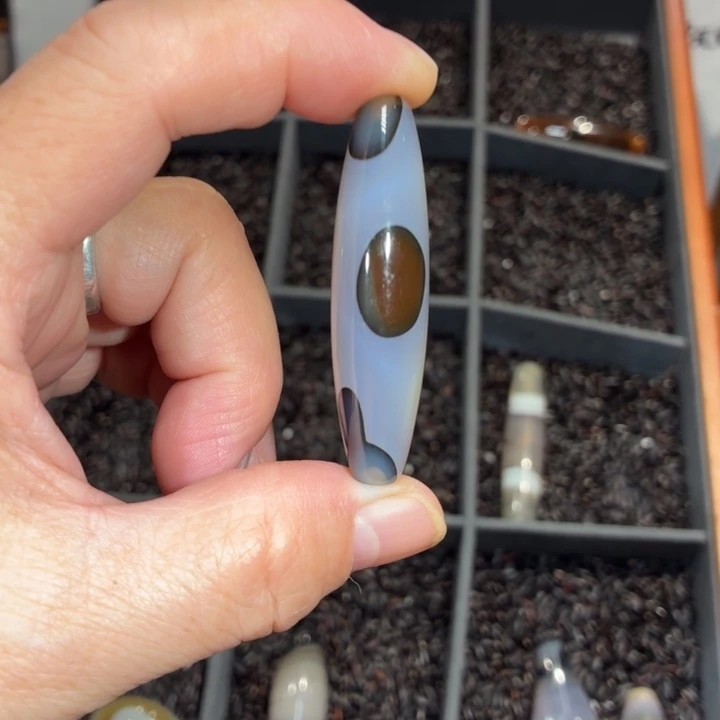 玛瑙/玉髓散珠_HEIMORI 天然天珠