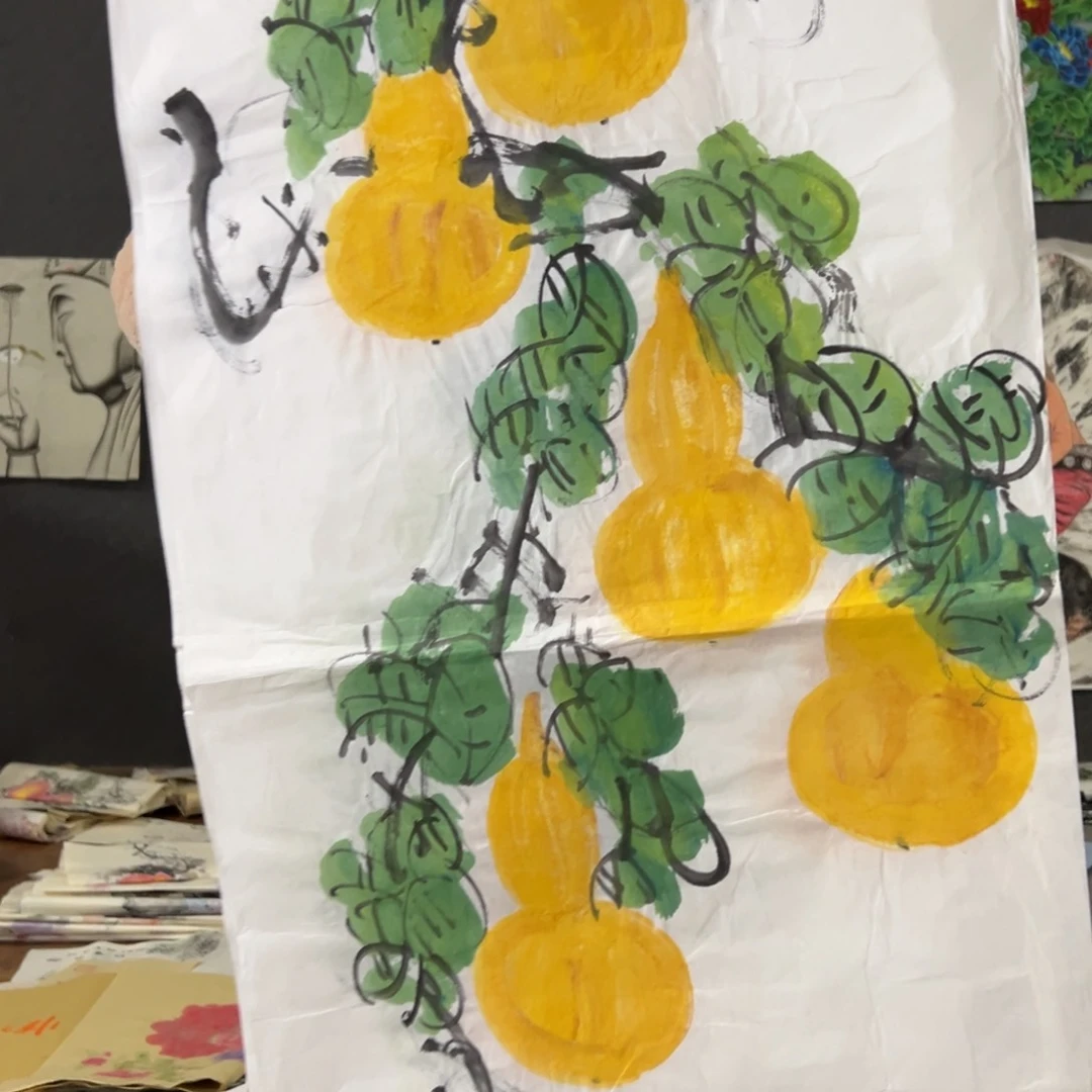 国画国画作品画心一张