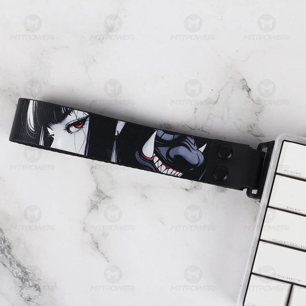 二次元键盘飘带定制个性装饰带wooting机械蜂looting美甲师通用型