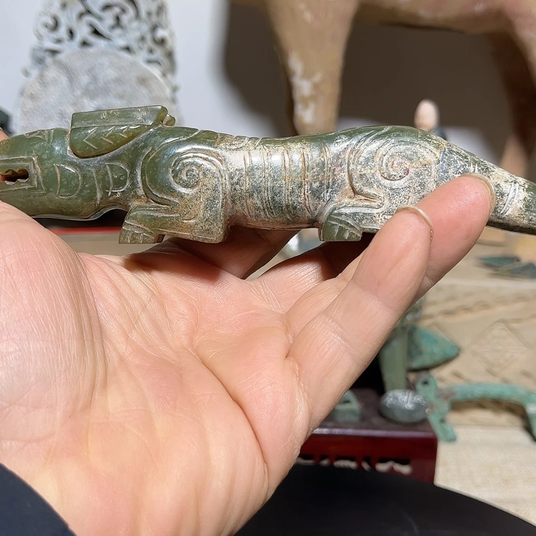 亘***变瓷片精品瓷器摆件