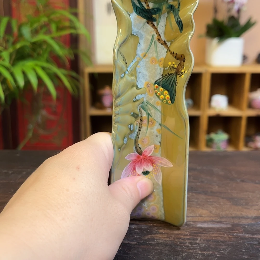 柴烧手工手绘陶瓷