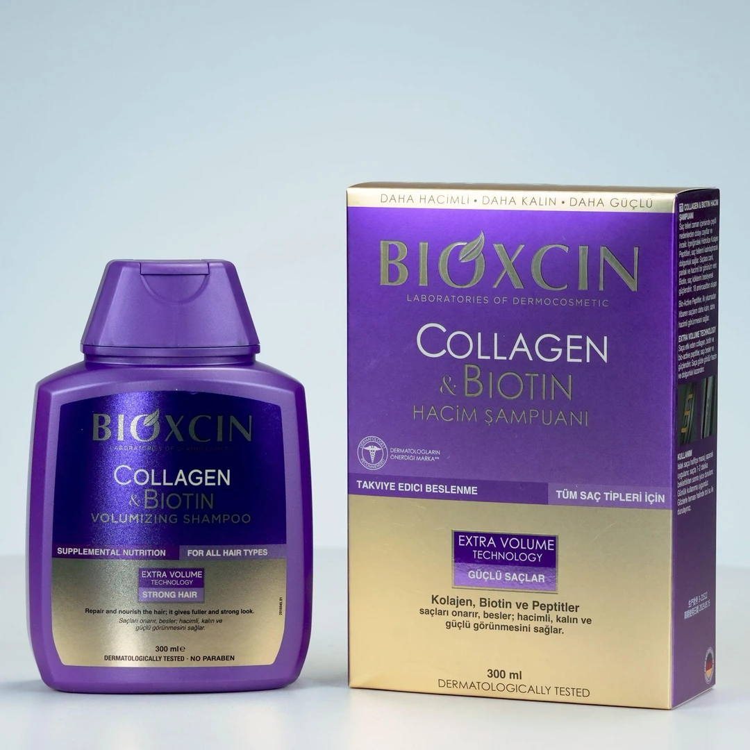 BIOXCIN/柏科生固发植物蛋白洗发水（紫色款）