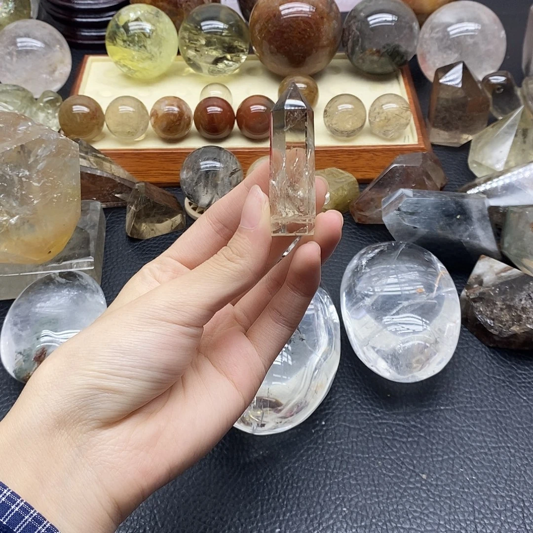 未镶嵌珠宝半成品水晶50水晶石