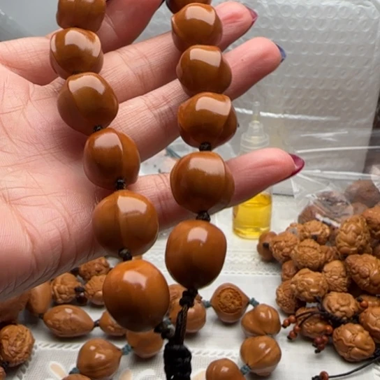 手串橄榄核橄榄雕工艺的