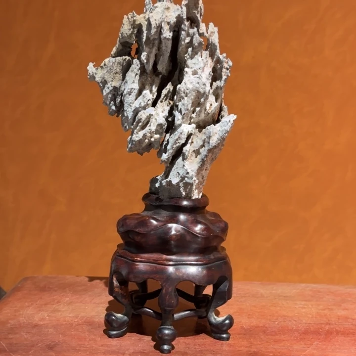 七*生英石小立供案头摆件