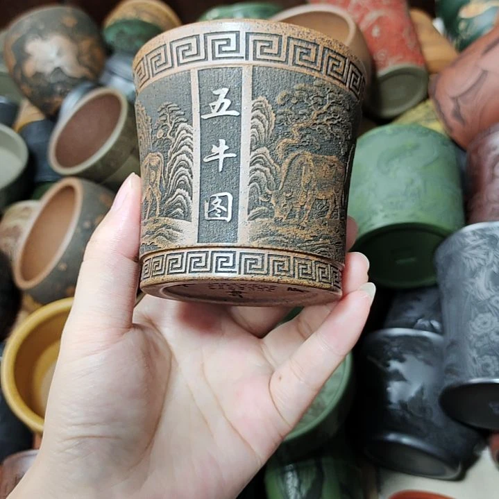 茶杯紫砂宜兴原矿紫砂正品