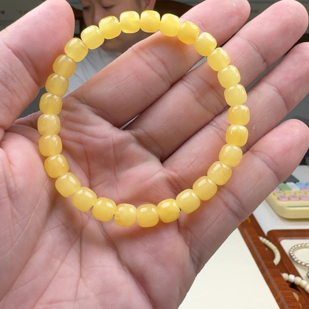 手链琥珀未镶嵌蜜蜡手串