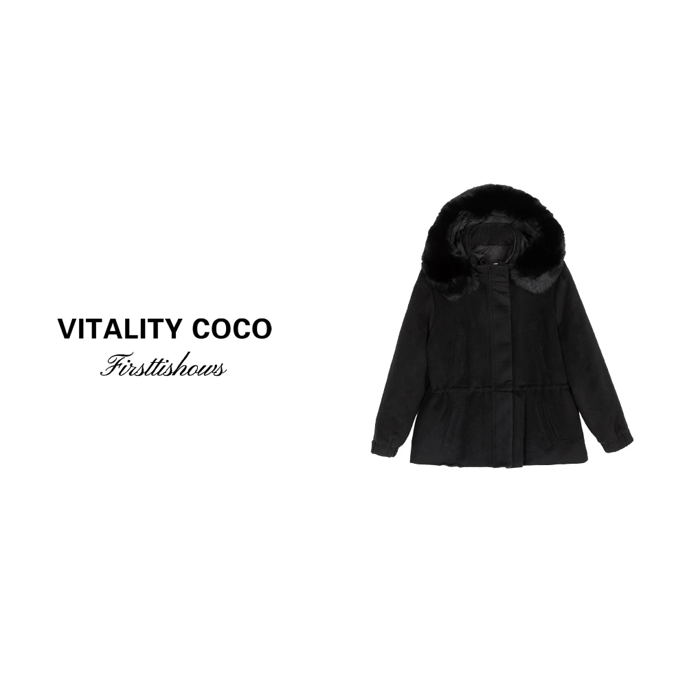 「VITALITY COCO」新款热卖高级感休闲百搭纯色羊毛外套-1720