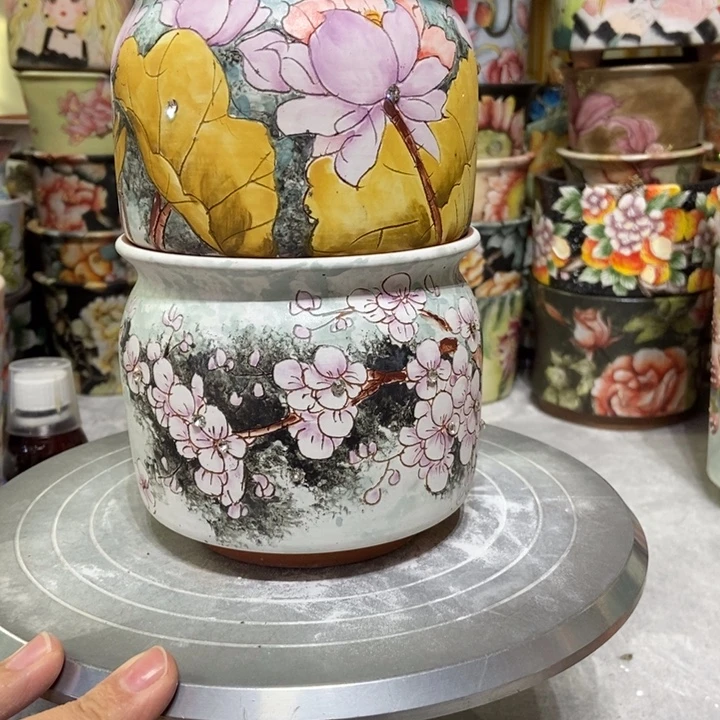 景德镇艺术手绘作品