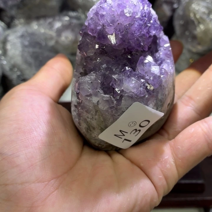 未镶嵌摆件紫晶水晶