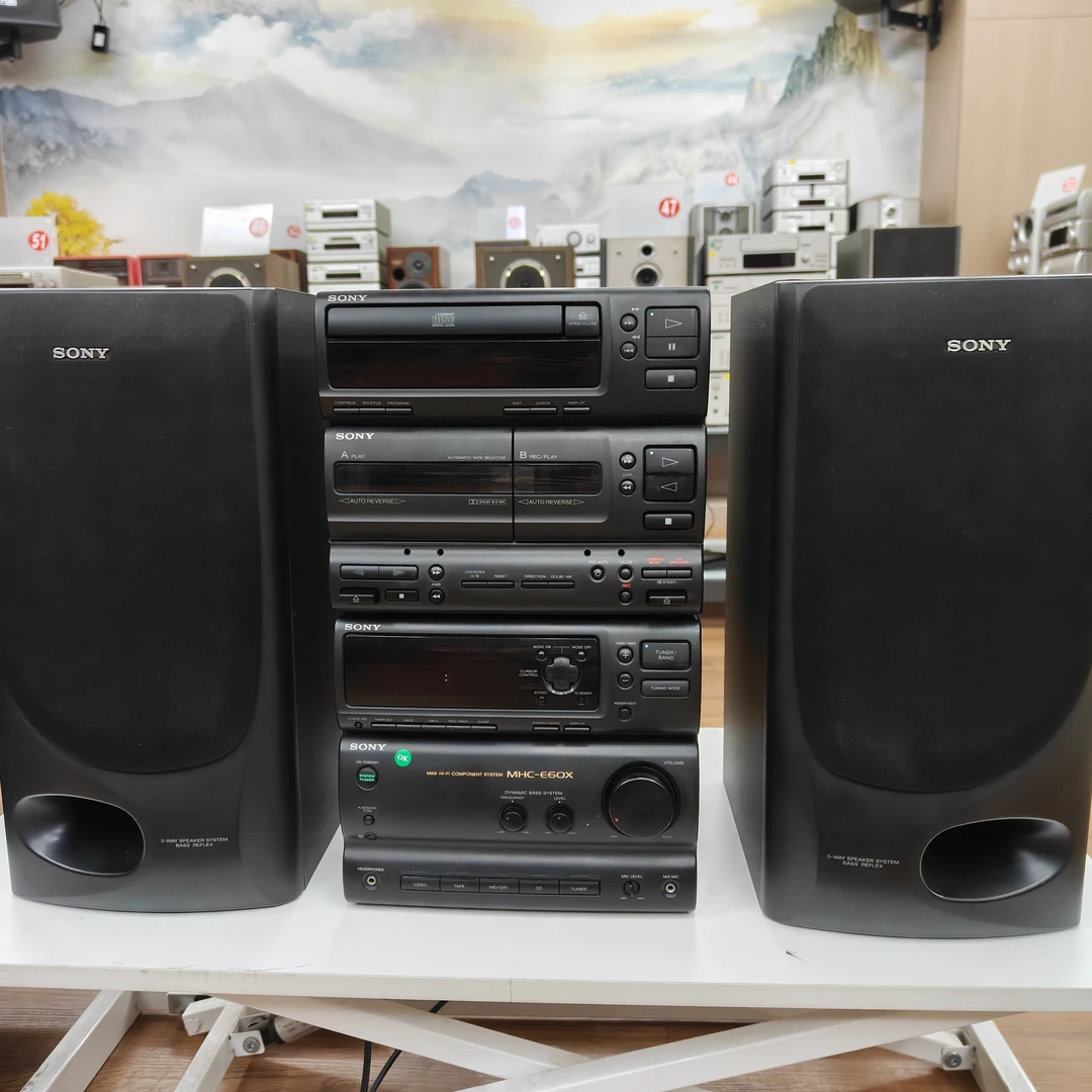 8新 Sony/索尼 索尼组合音响 CD+双卡带