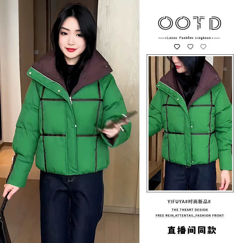 慵懒风加厚宽松棉服女士2025年冬季新款休闲洋气遮肉显瘦保暖外套