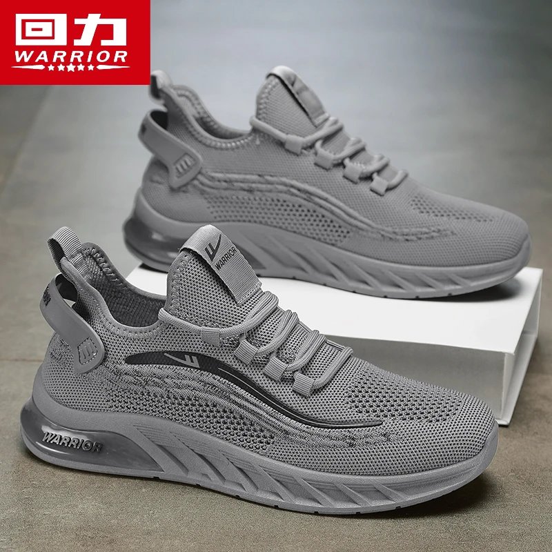 回力轻便透气飞织网鞋男款夏季男士百搭薄款运动休闲工作软底潮鞋