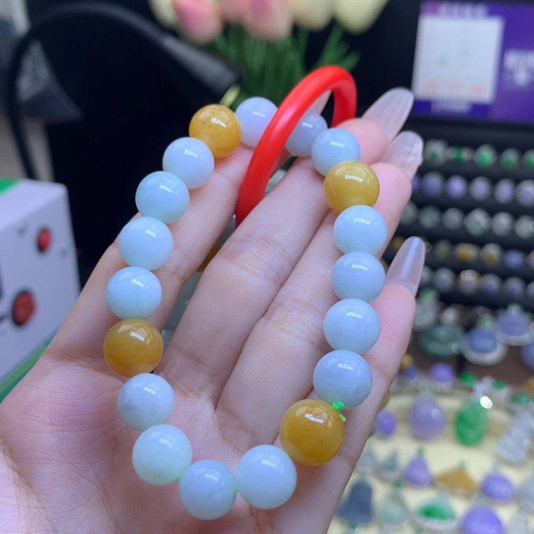 翡翠未镶嵌颈饰天然