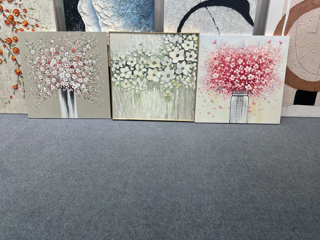 （遇见花开）纯手绘油画