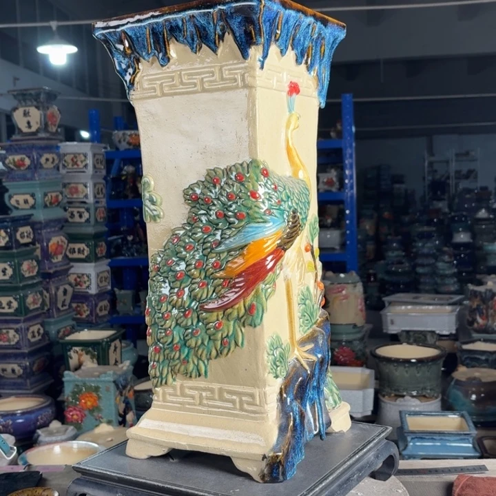 一风堂石湾花盆 内18高54