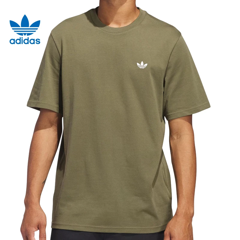 流光风adidas阿迪达斯三叶草夏季休闲运动服男士t恤短袖JD2797