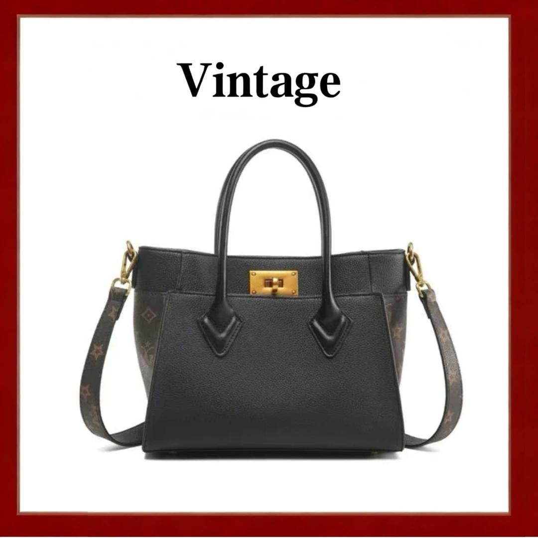 轻奢通勤风斜挎包波士顿包包经典手提斜挎包8285黑色