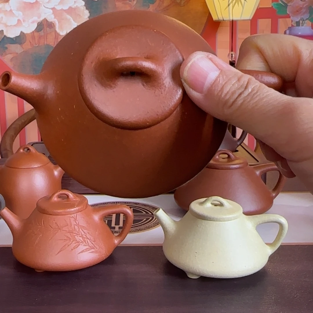 唐***秘紫砂茶壶手工制作工艺微瑕壶