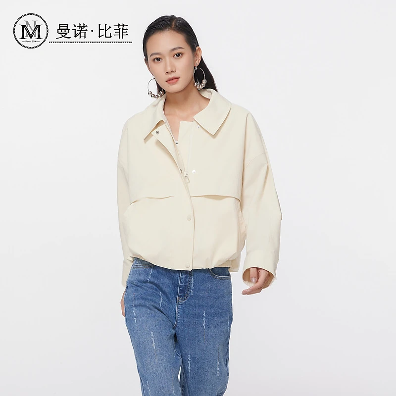 宽松休闲风衣外套MFHG114292