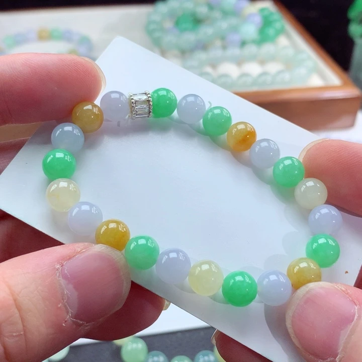 未镶嵌手链翡翠翡翠