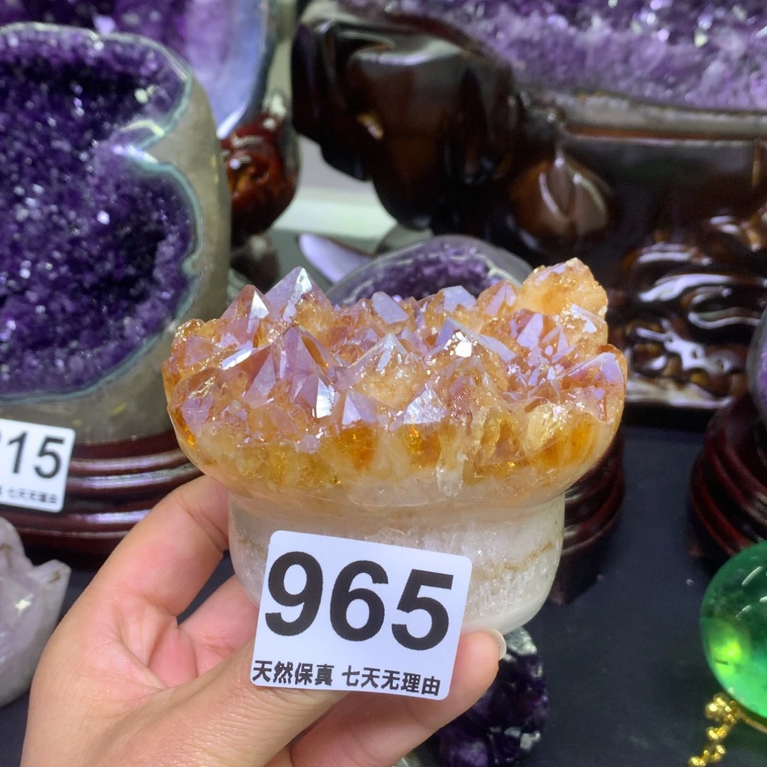 紫晶摆件未镶嵌水晶