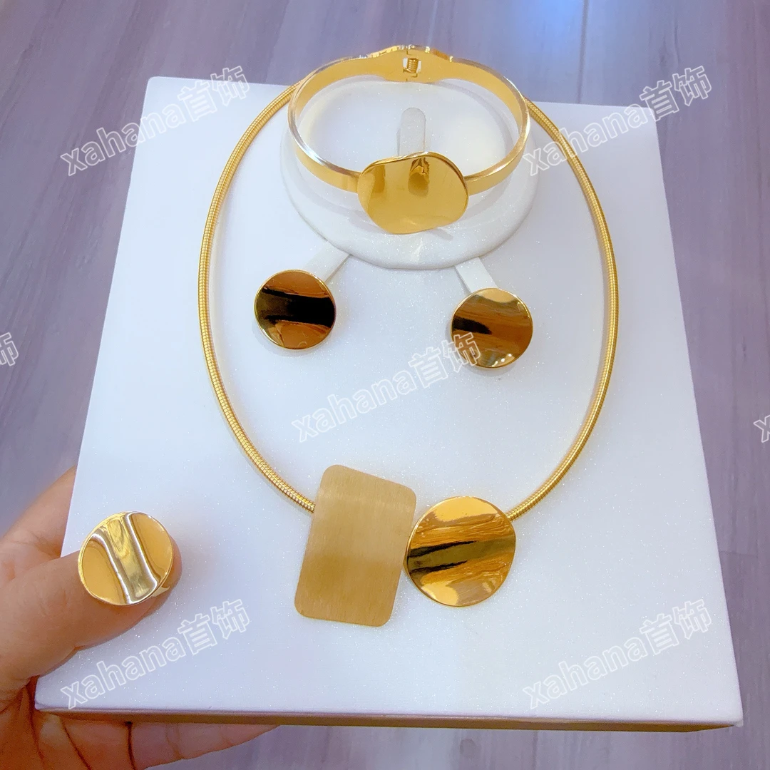 钛钢亚克力项链 原创设计不掉色轻奢圈口可调节气质欧美风简约