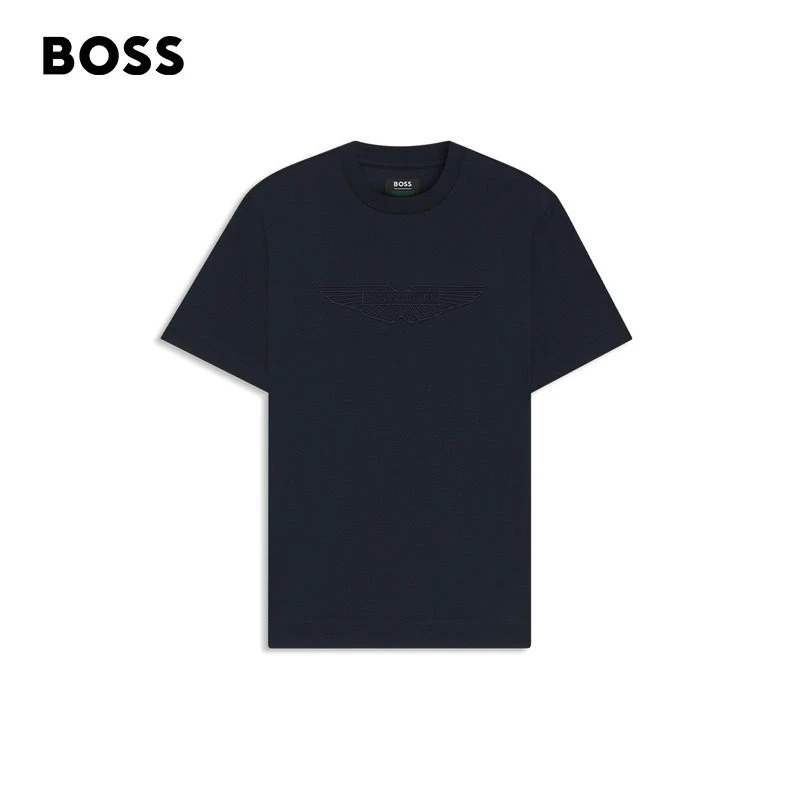 【ASTON MARTIN 】BOSS博斯男士26年春季新款双翼纯棉T恤50555843