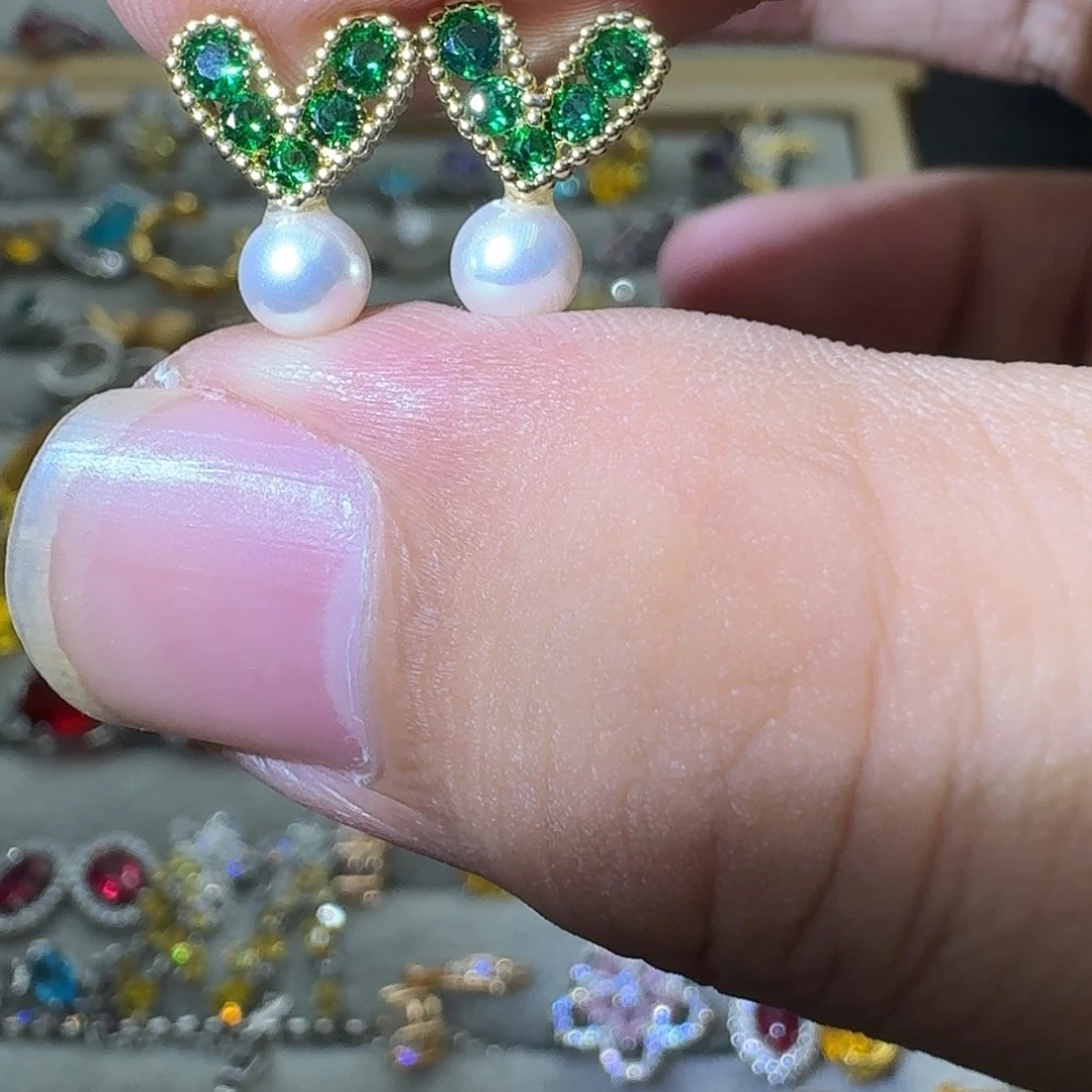 银S925镶嵌戒指水晶