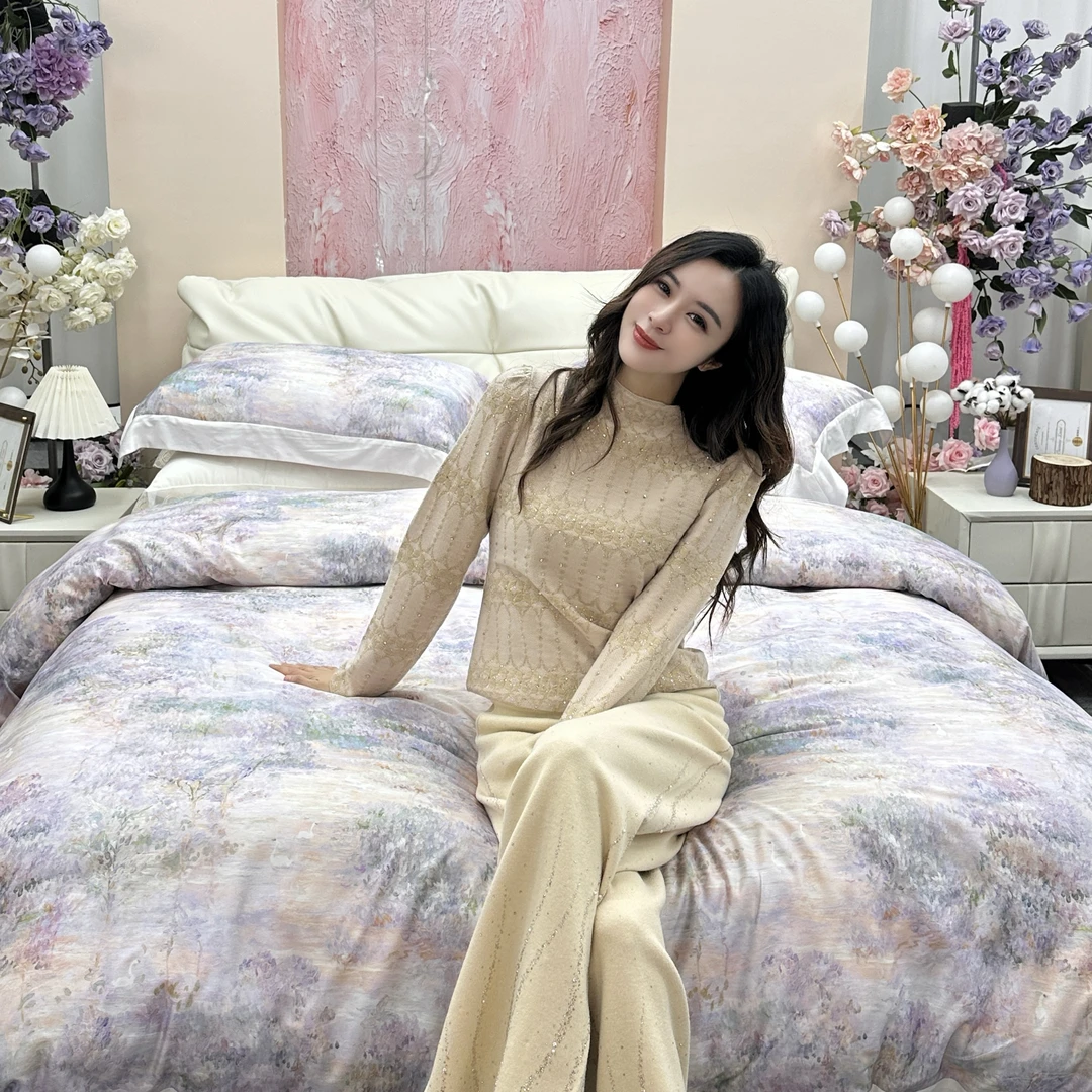 秋冬新款天丝棉数码印花（一帘幽梦）系列四件套