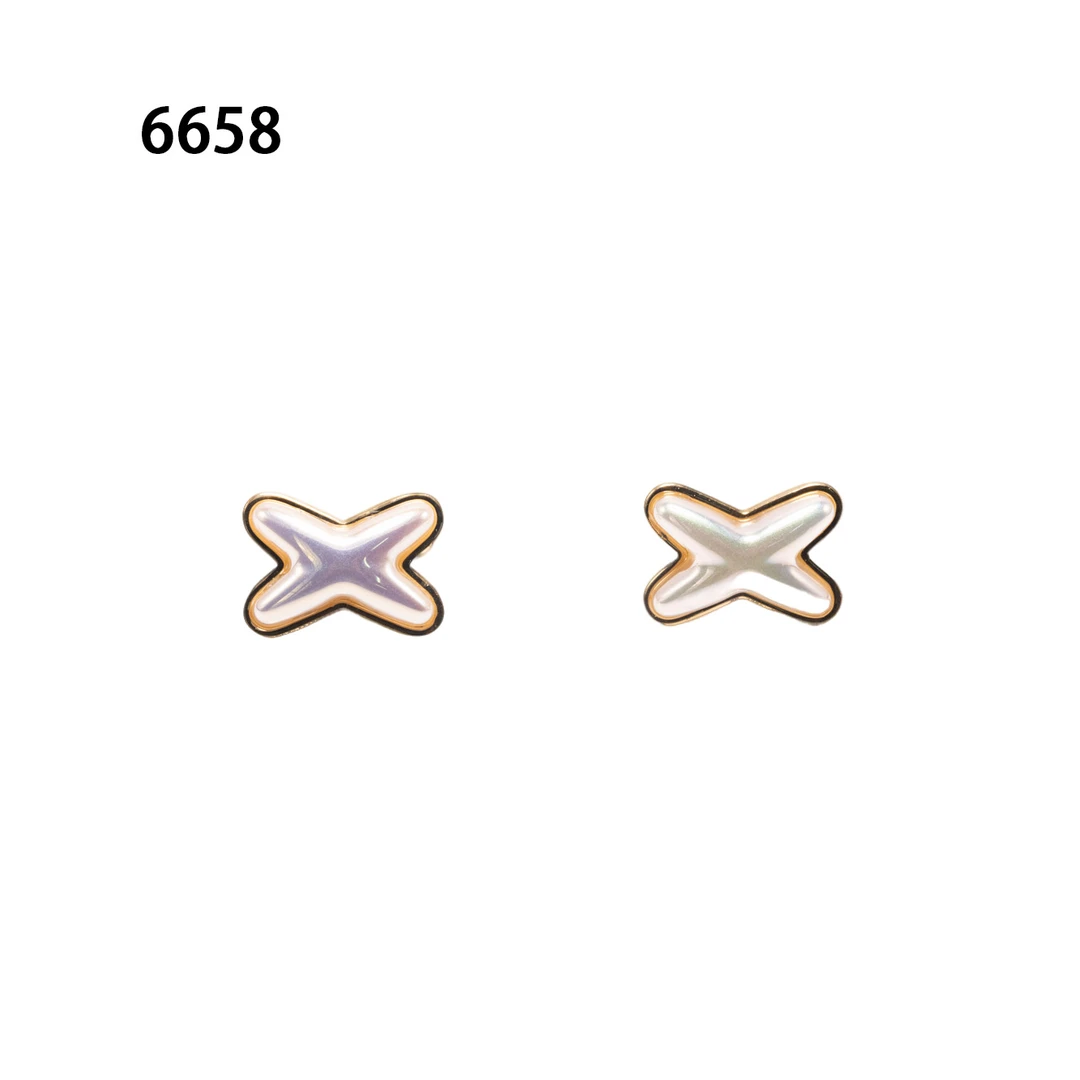 铜合金耳饰 时尚气质轻奢耳环新款小众设计高级感耳饰～6658