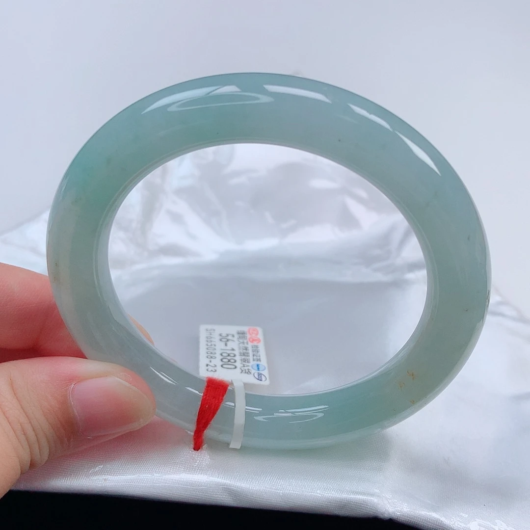 未镶嵌手镯翡翠56圆条