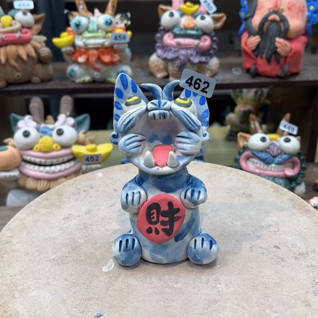 陶瓷纯手工抽象陶瓷摆件462