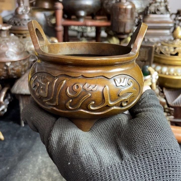 铜器工艺品摆件香炉摆件