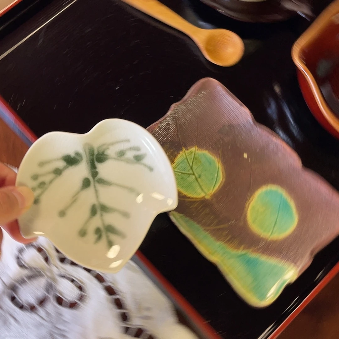 瓷片粗陶盘子两支啊啊14