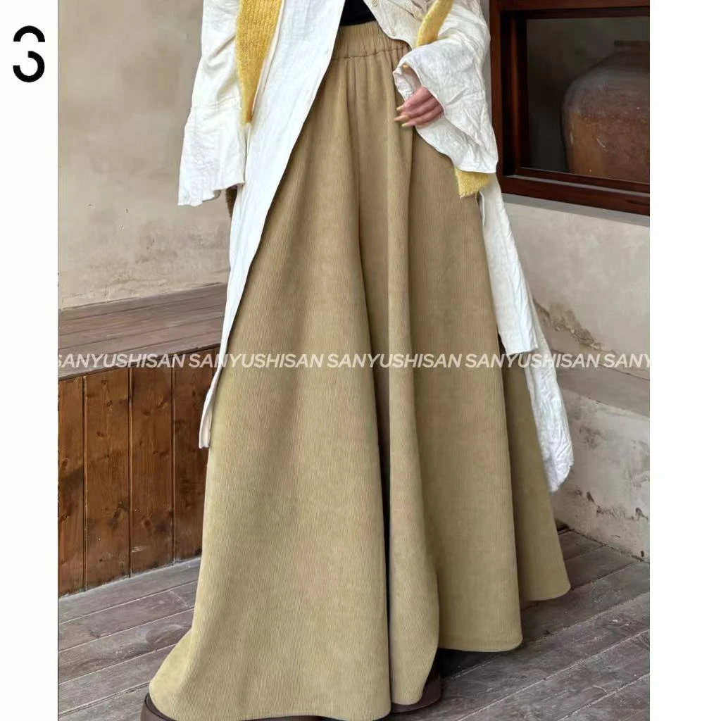 三与十三|遛弯裤|洋气时尚宽松复古韩版秋季遛弯裤syss